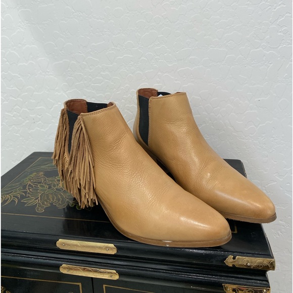 Zara Fringe Booties - Picture 5 of 8